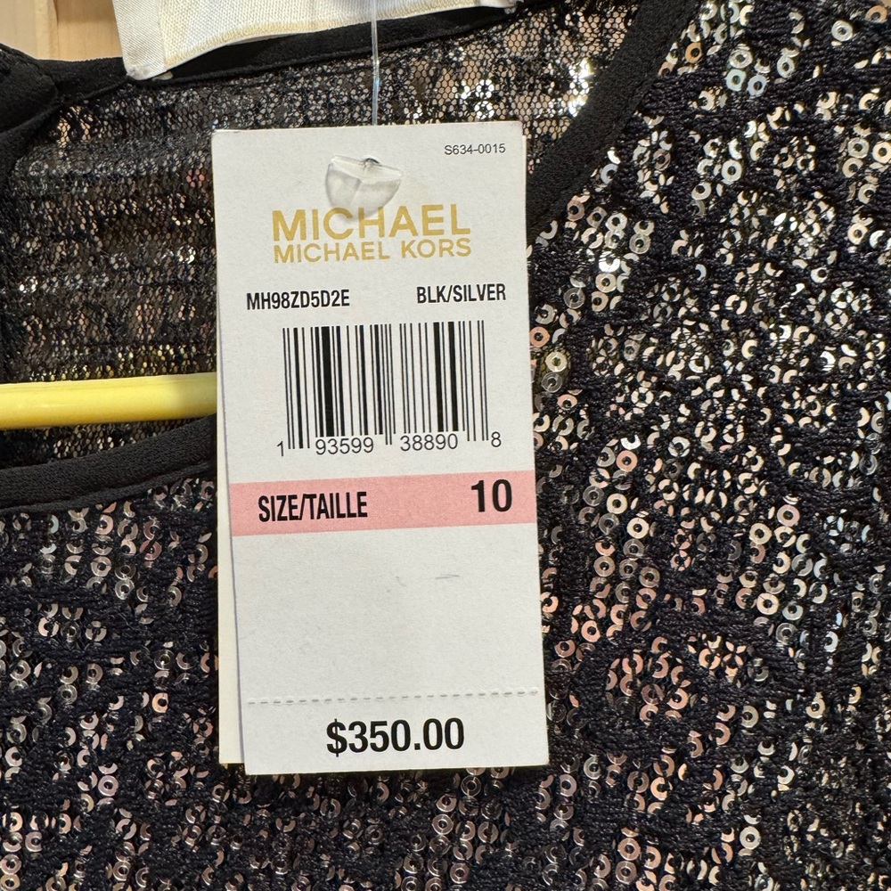 Michael Kors Black and Silver Sequin outfit